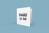 Personalised Daddy To Be Heart Fathers Day Collection