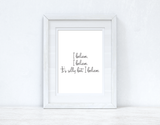 I Believe,I Believe Christmas Seasonal Wall Home Decor Print