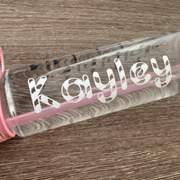 DIY Create Own Personalised Candy Cane Style Name Christmas Glass Bottle Label