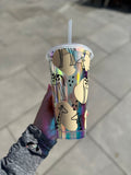 Giraffe Tumbler Venti Cold Cup 24oz - With Straw