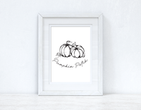 Pumpkin Patch Autumn Seasonal Wall Home Decor Print