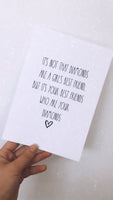 Best Friends Diamonds Inspirational Wall Decor Quote Print