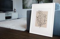 Neutral Botanical Eucalyptus Line Art Set Of 3 Or Single Home Wall Decor Prints - Neutral Wall Art - Prints - Line Art - Beige Decor