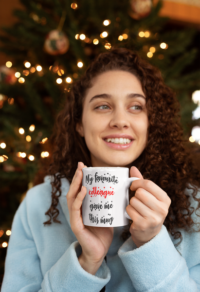 My Favourite Colleague Gave Me This Mug Christmas Ceramic Mug